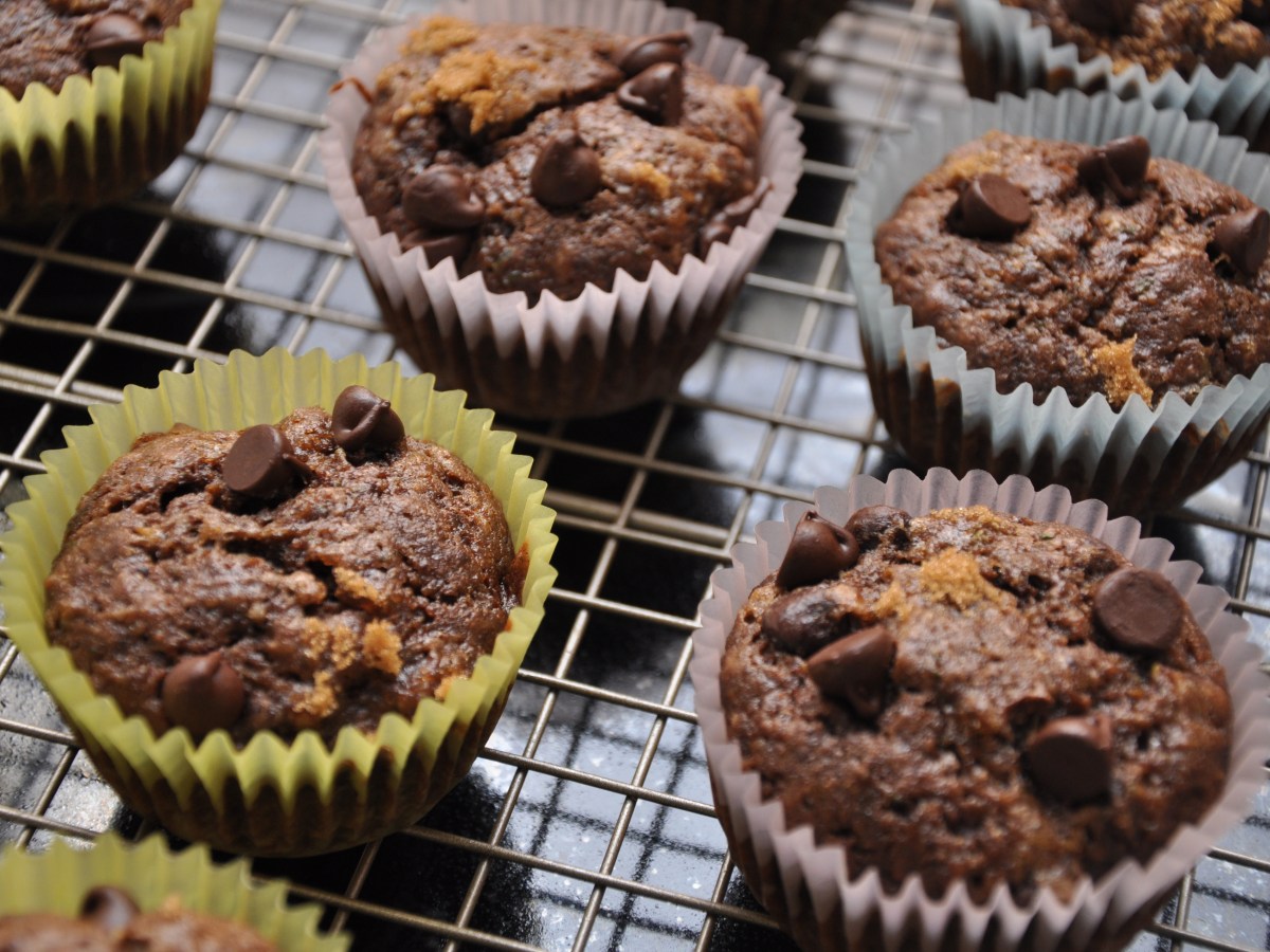 Chocolate Zucchini Muffins